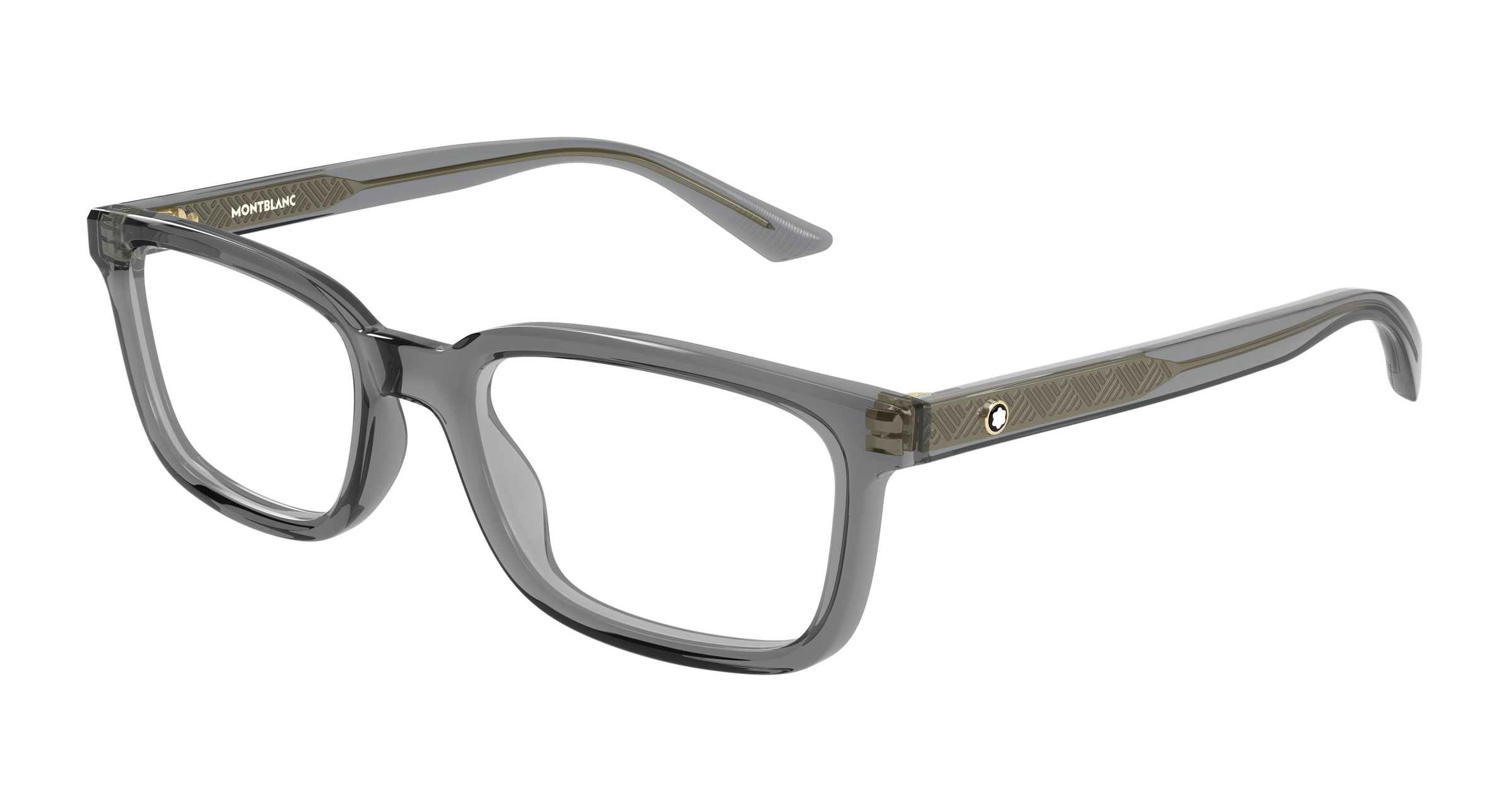 Montblanc MB0458OL-010 optical frame angled view