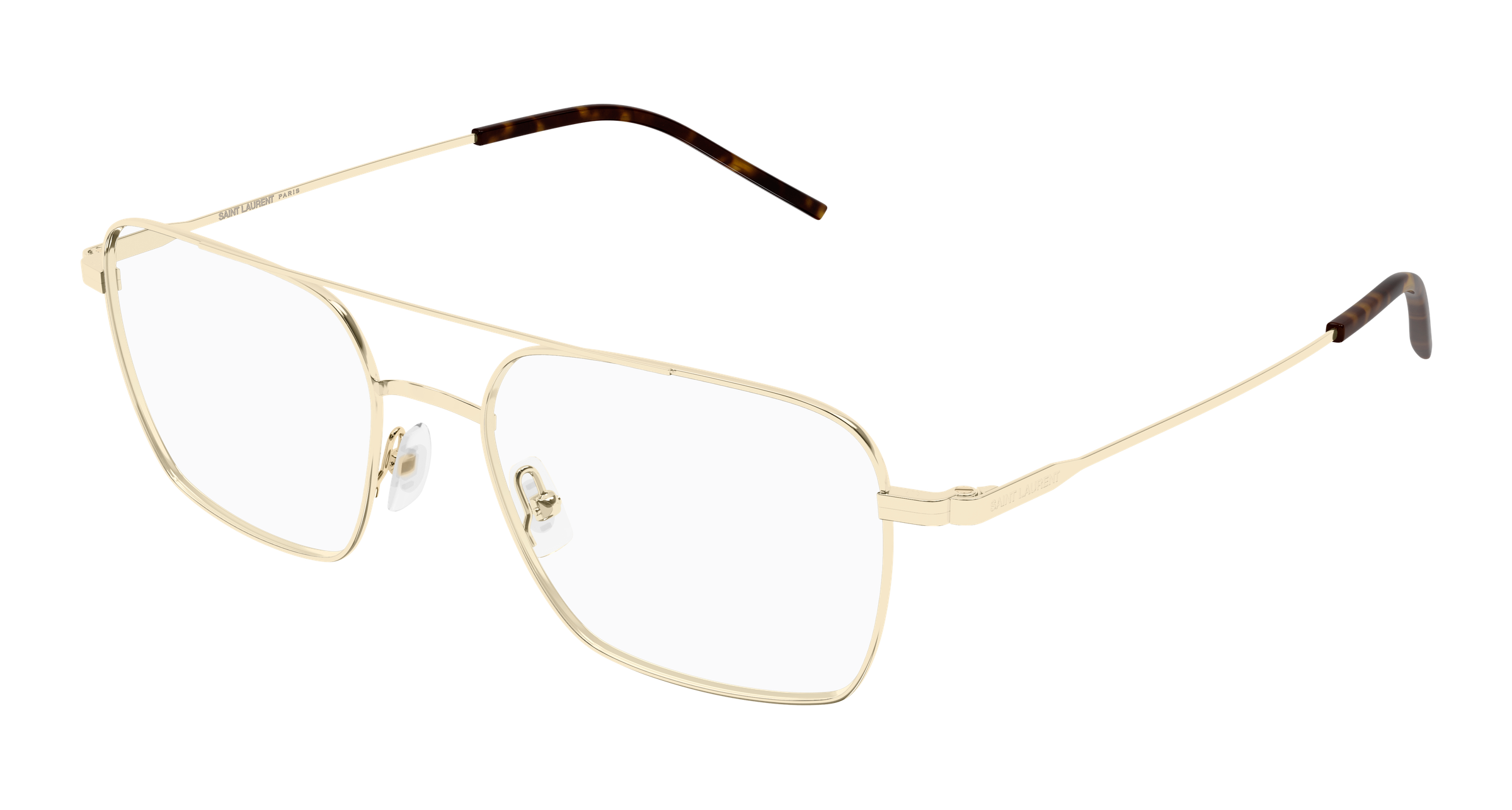 Saint Laurent SL 888-003 optical frame angled view