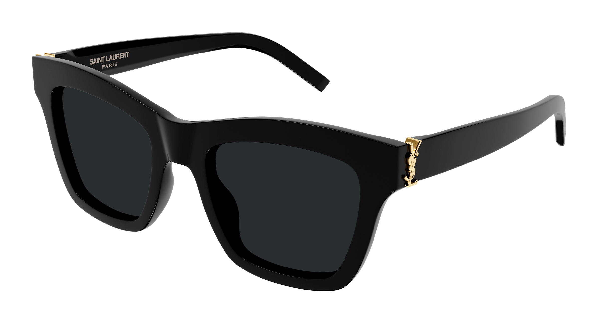 Saint Laurent SL M156-001 sunglasses angled view