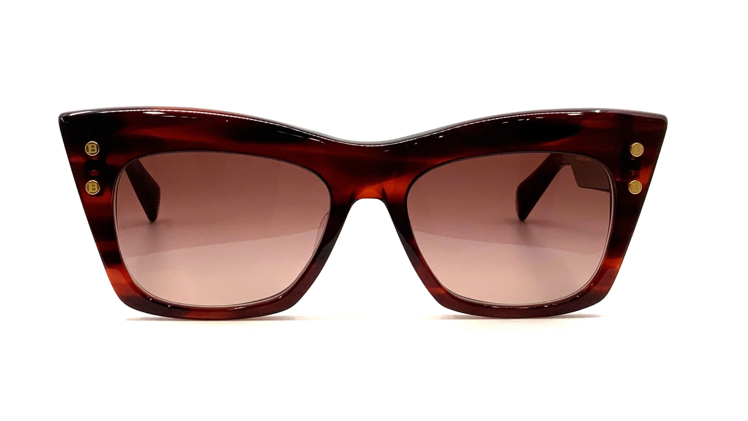 BALMAIN B-II RED-GOLD