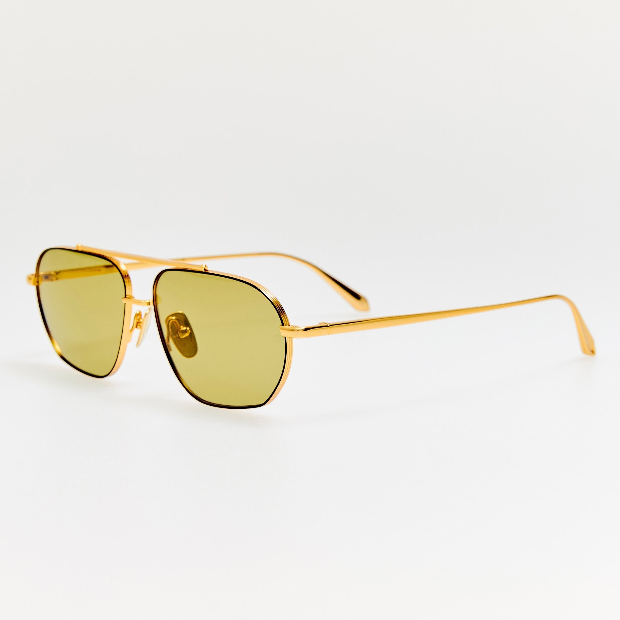 Linda Farrow Arden sunglasses angled view