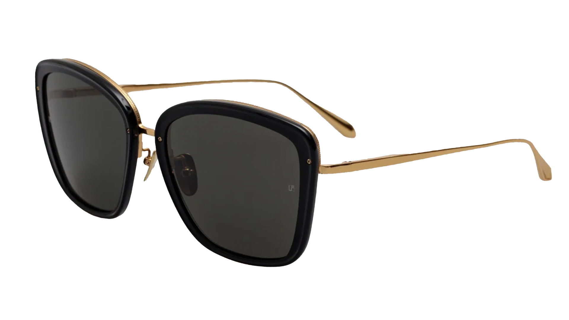 Linda Farrow LFL1592/1 ANAIS/ BLACK/ YELLOW GOLD/ 6021-001