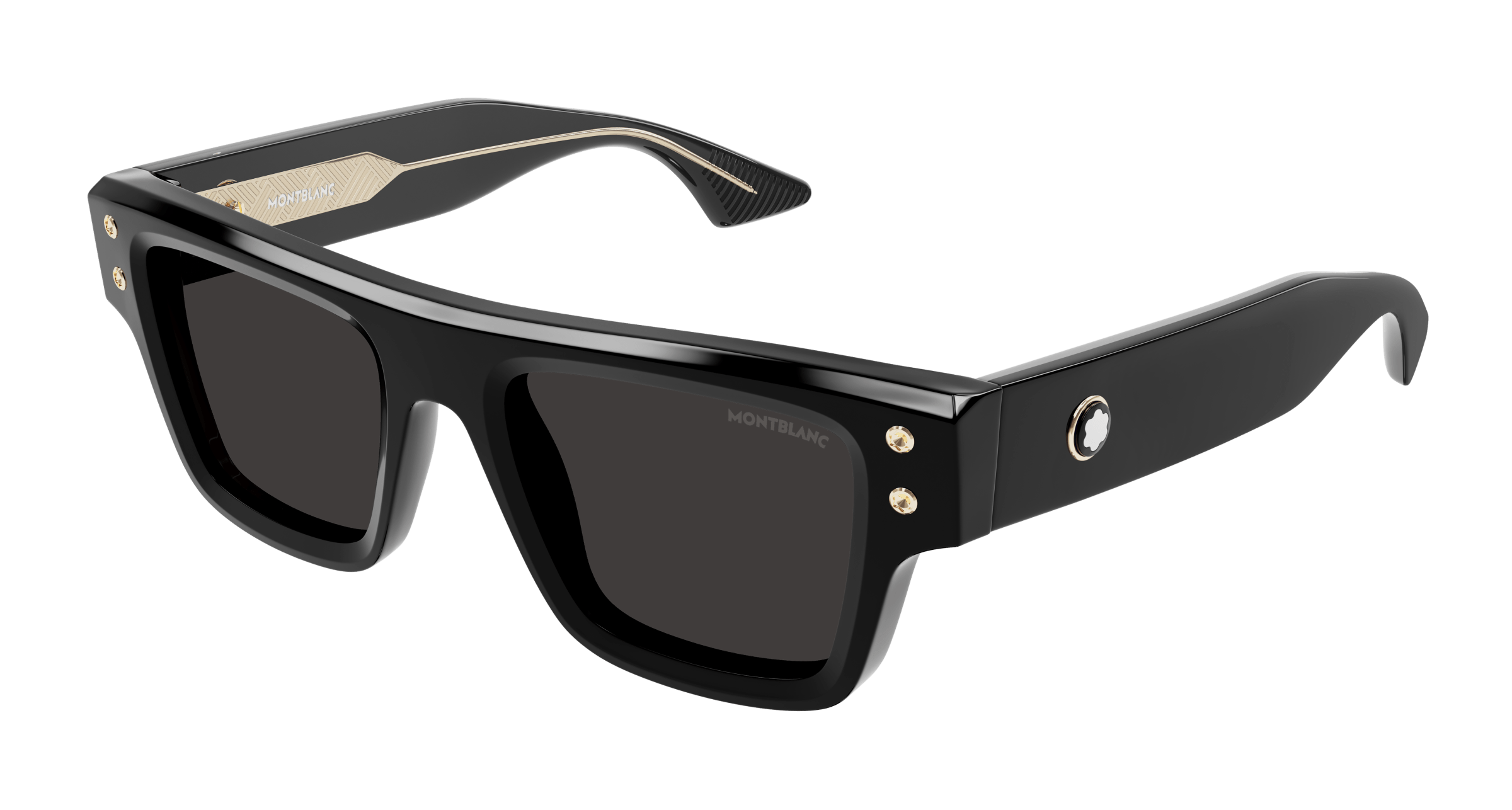 Montblanc MB0253S-001 sunglasses angled view