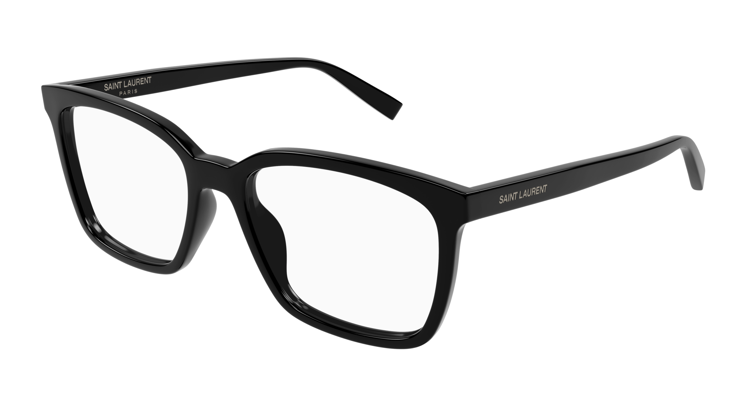 Saint Laurent SL 672-001 optical frame angled view