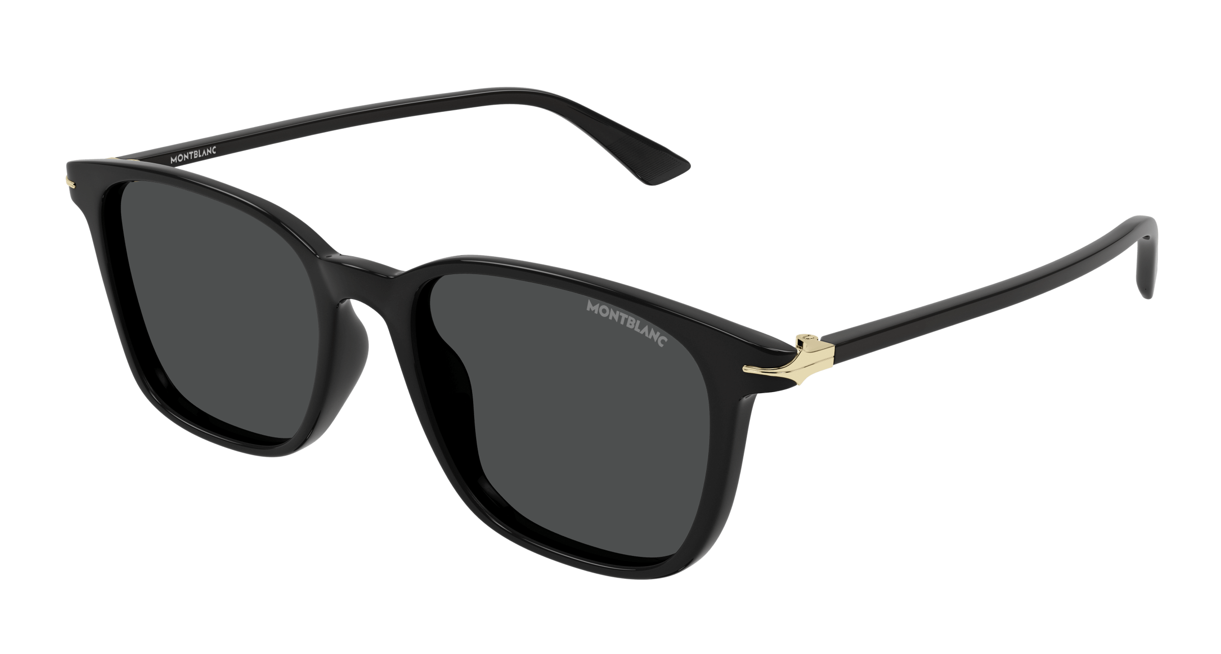 Montblanc MB0338S-001 sunglasses angled view