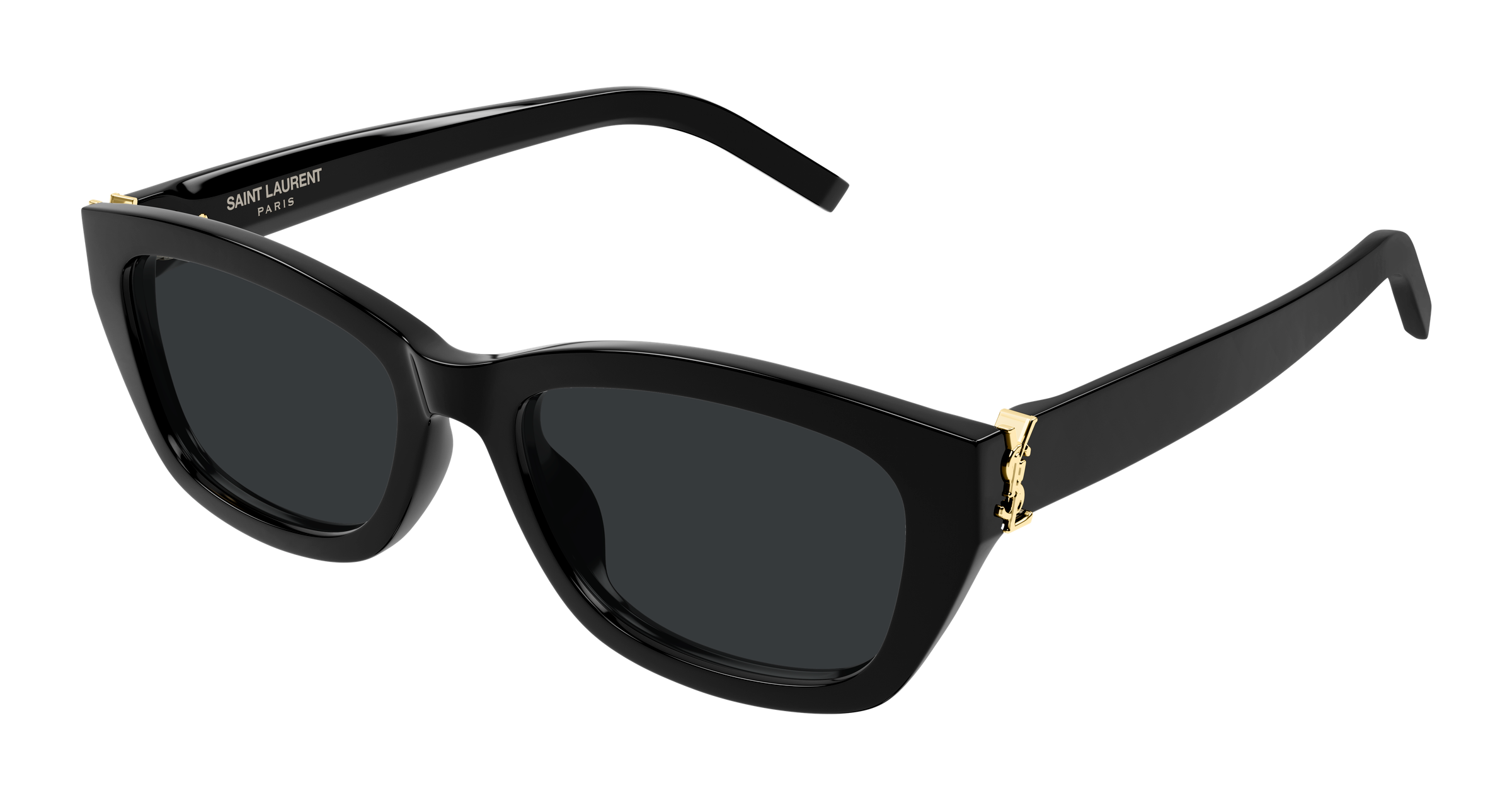 Saint Laurent SL M153-001 sunglasses angled view