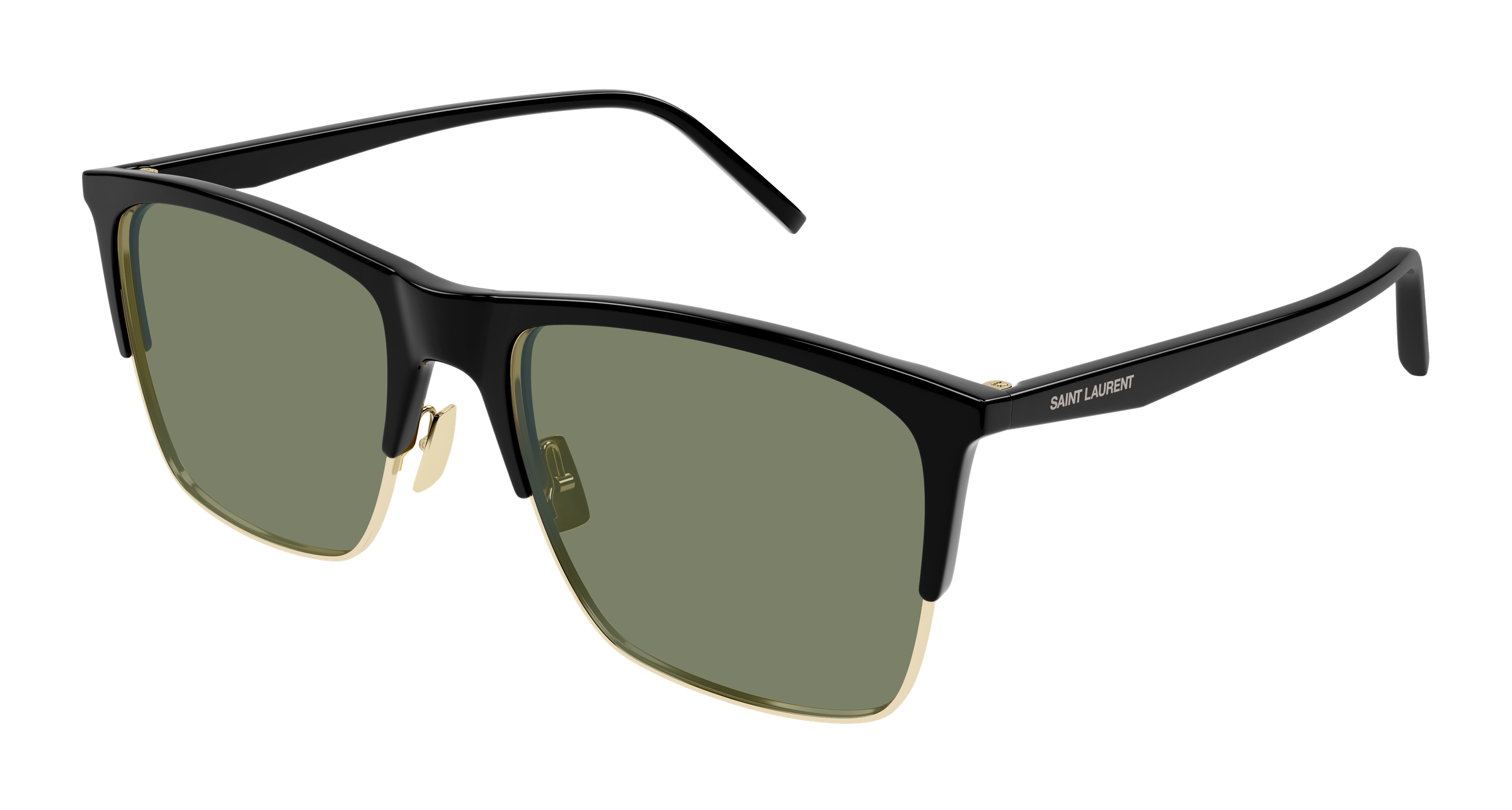 Saint Laurent SL 768-001 sunglasses angled view