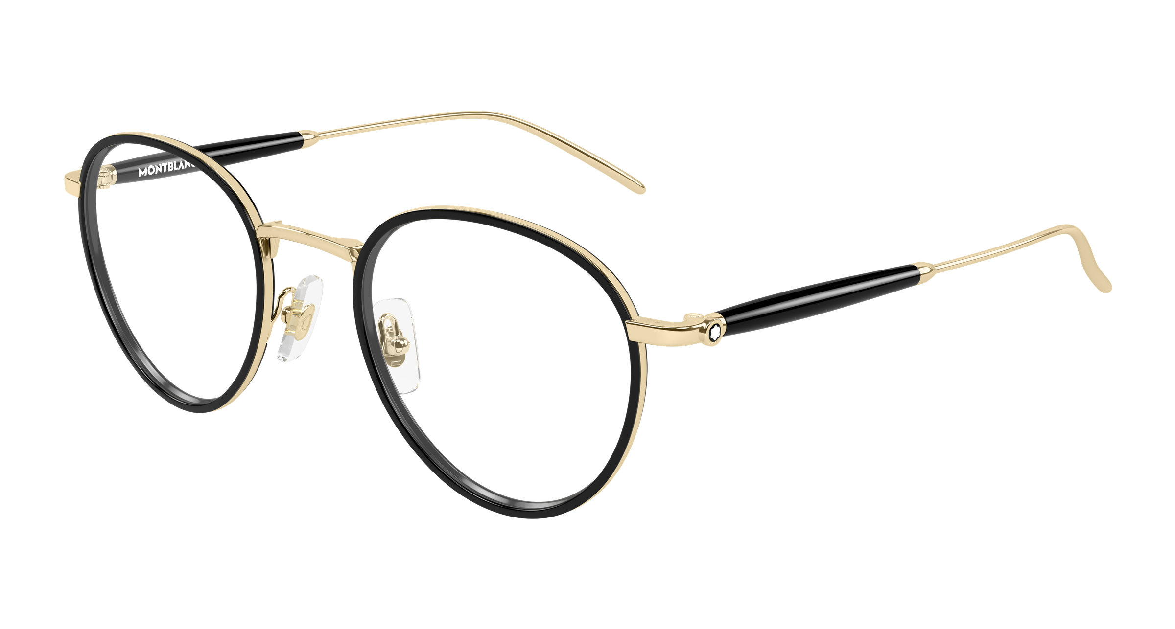 Montblanc MB0442O-001 optical frame angled view