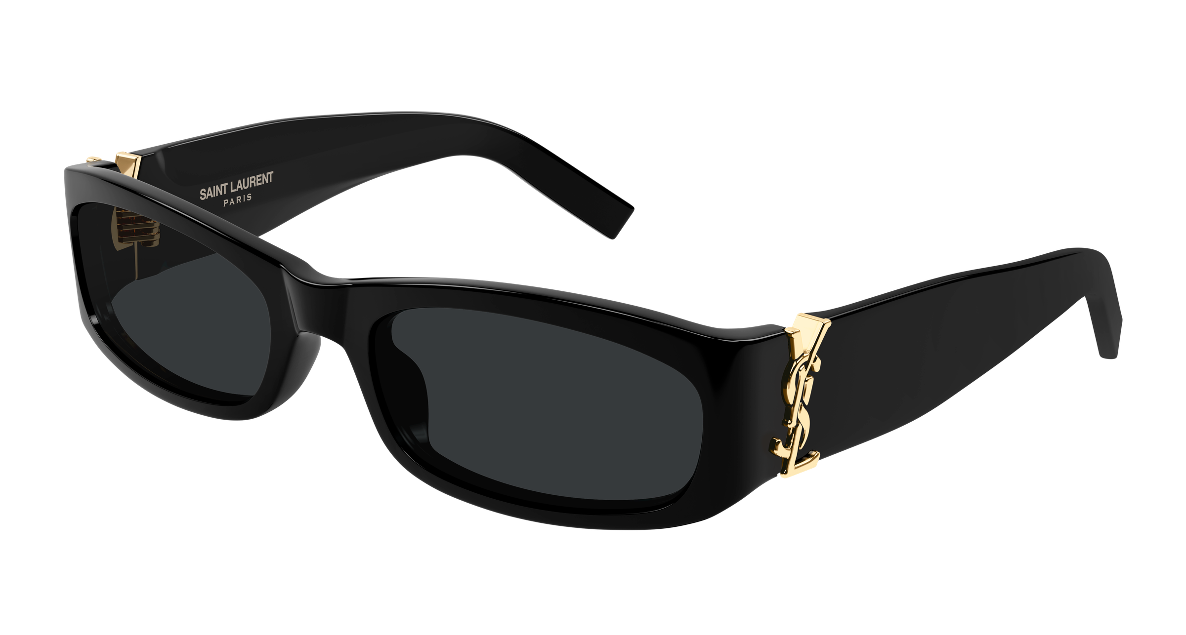 Saint Laurent SL M152-001 sunglasses angled view