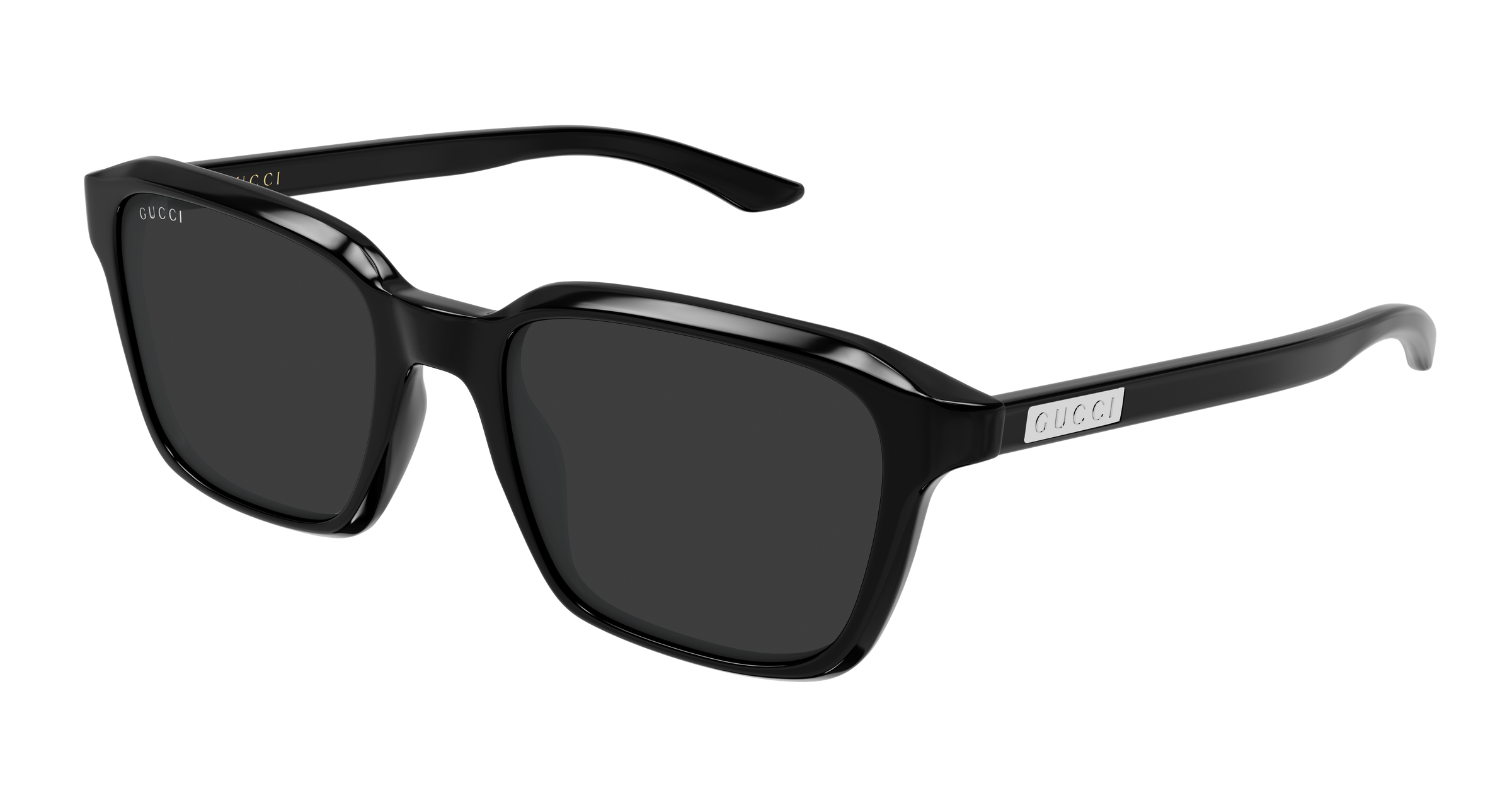 Gucci GG2078S-001 sunglasses angled view