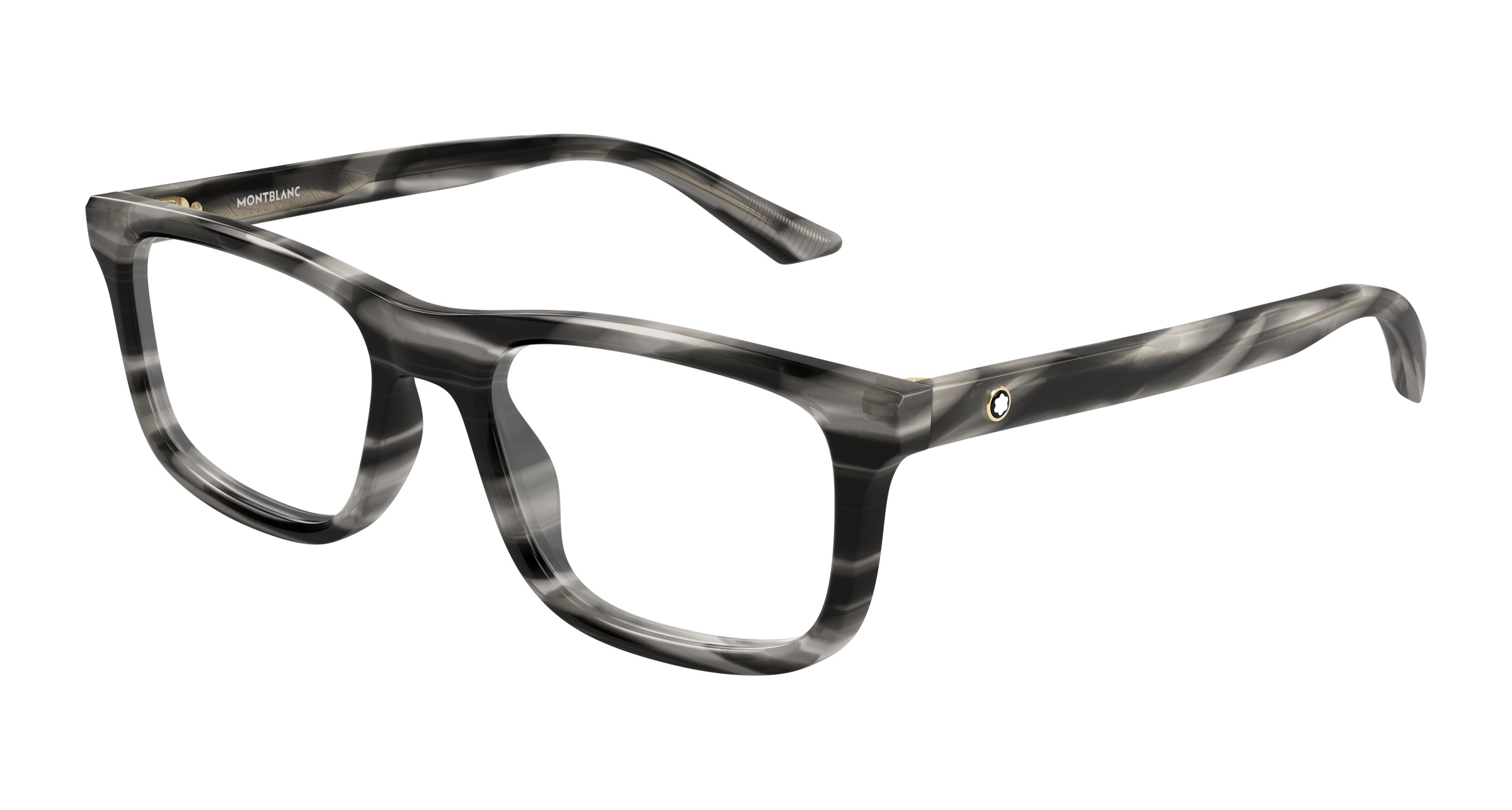 Montblanc MB0457O-009 optical frame angled view