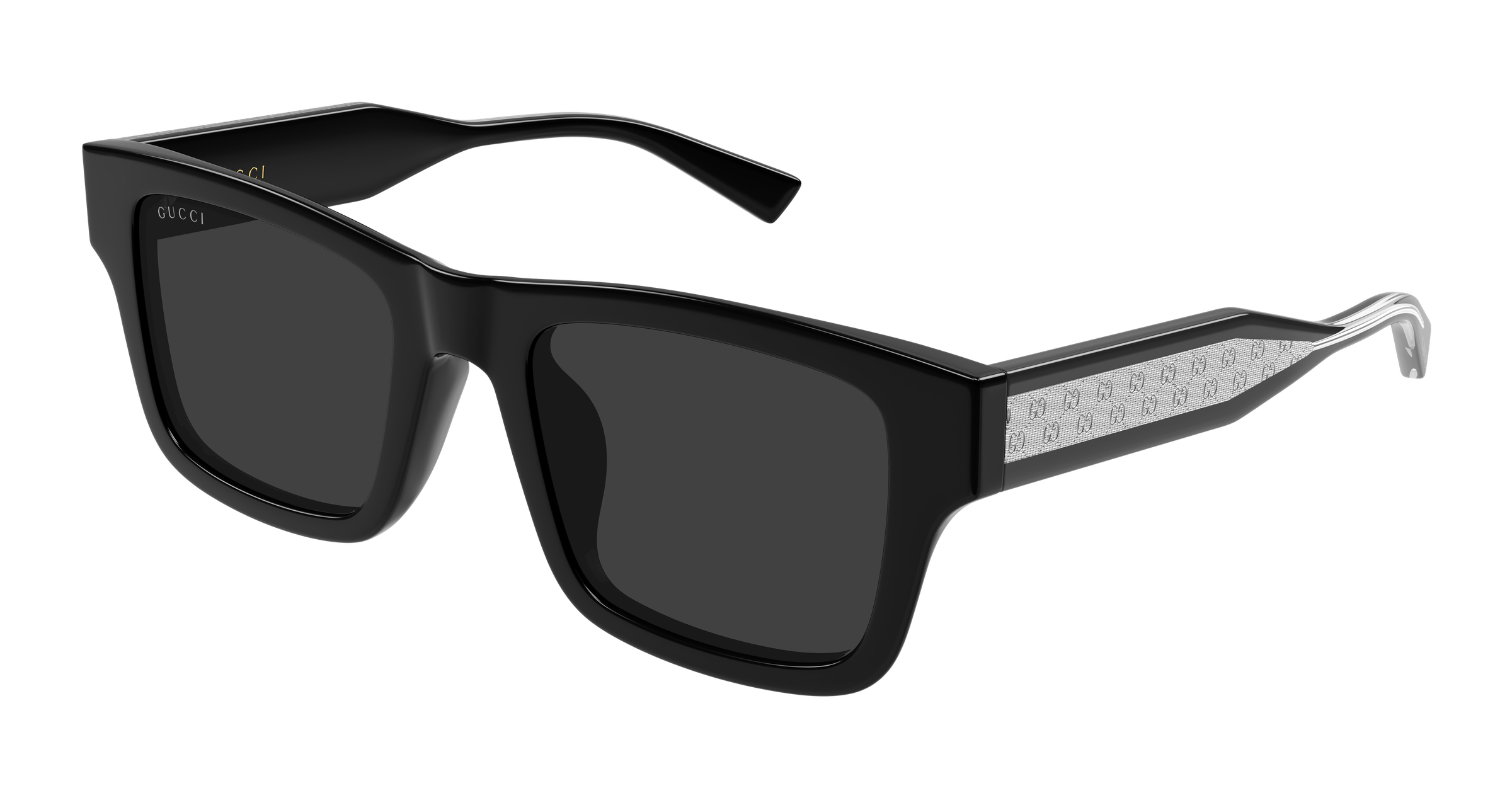 Gucci GG2072SA-001 sunglasses angled view