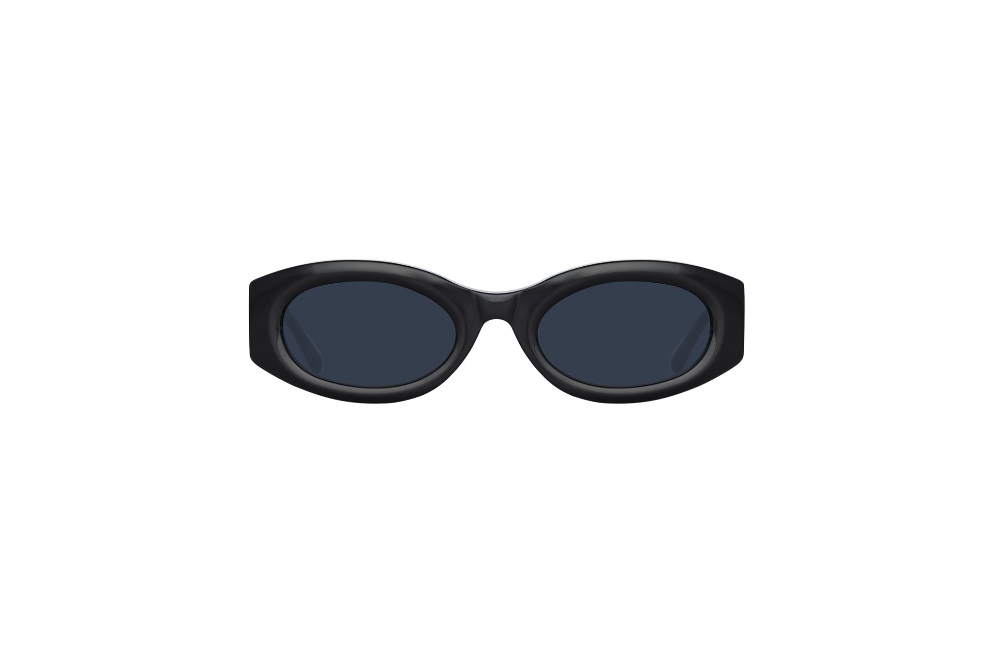 Linda Farrow x The Attico Berta ATTICO38/1 black sunglasses, front view