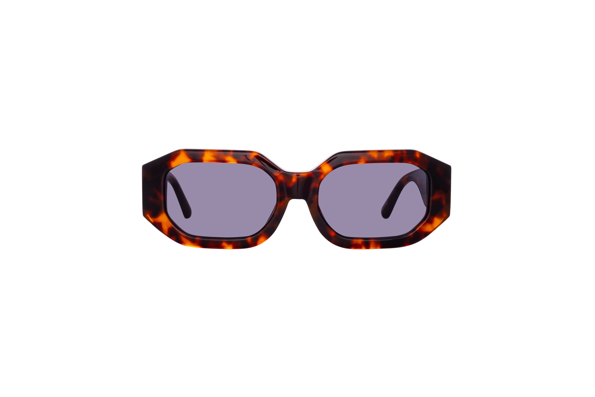 Linda Farrow x The Attico Blake ATTICO45/2 tortoiseshell sunglasses, front view