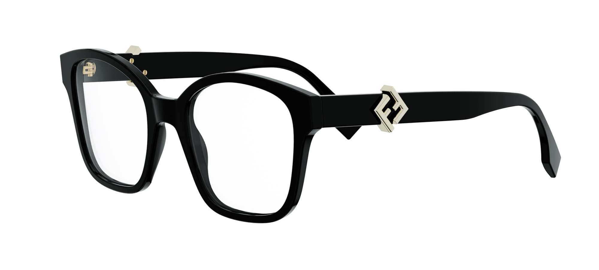 Fendi FE50135I 001 optical frame, angle view
