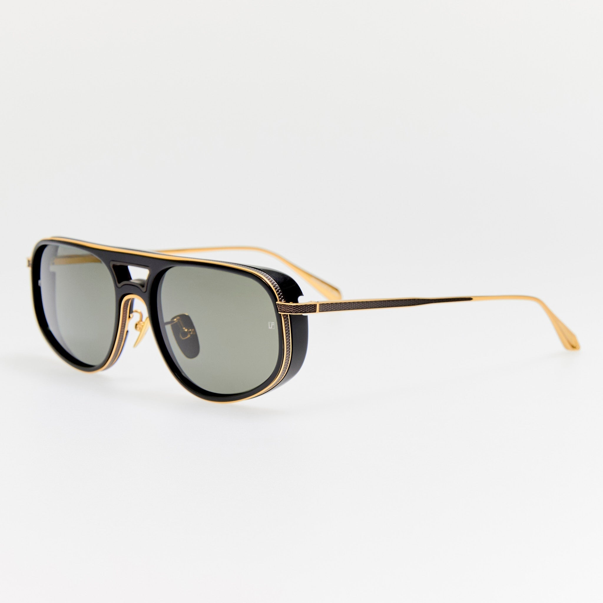Linda Farrow Calder sunglasses angled view