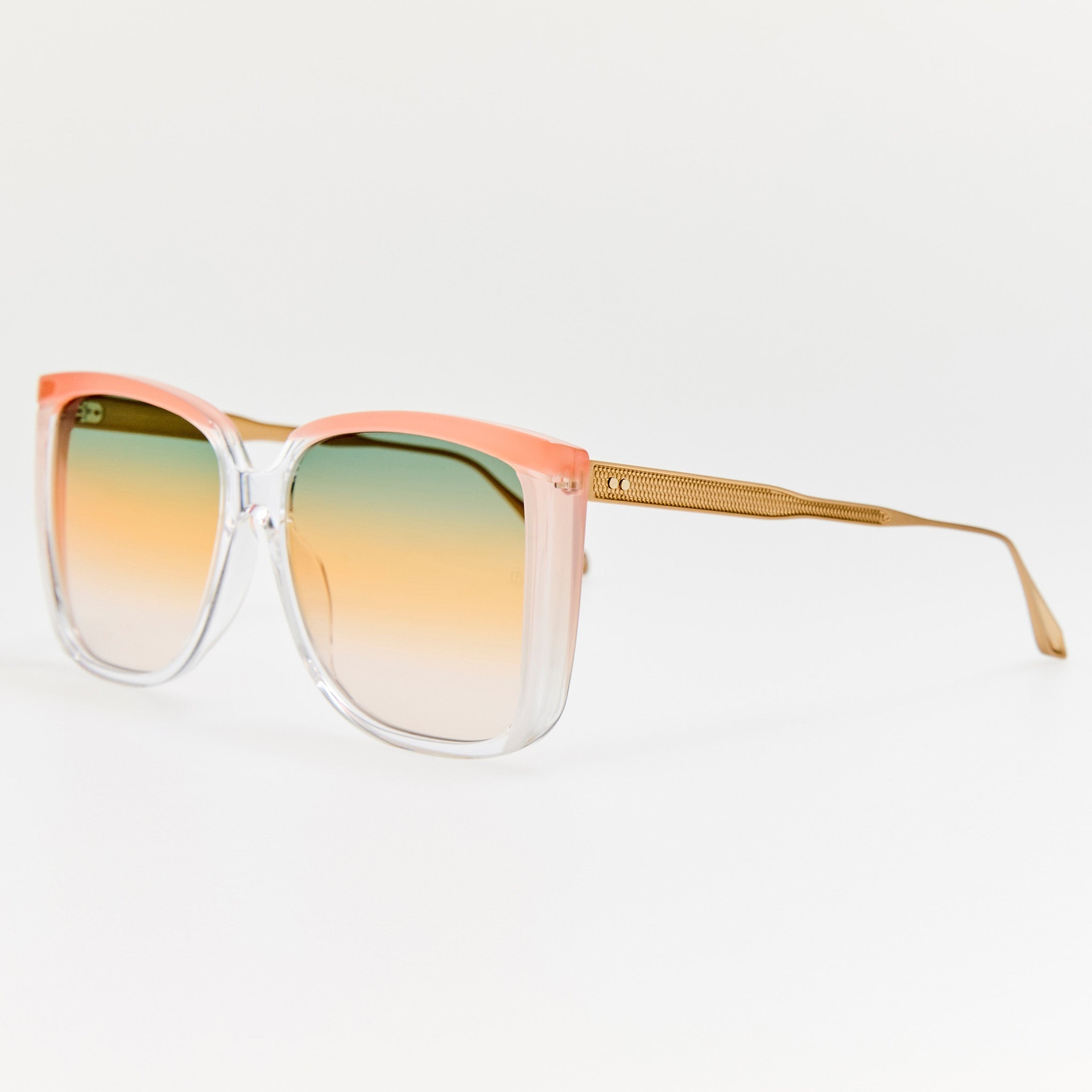 Linda Farrow Helena sunglasses angled view