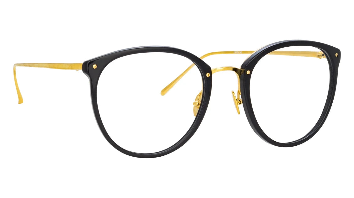 Linda Farrow LFL251 CALTHORPE 085 Black/Yellow Gold