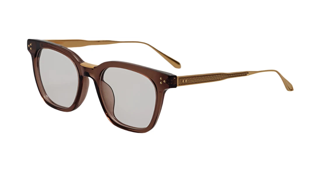 Linda Farrow LFL1508 EVANS 009 Brown/ Matt Champagne