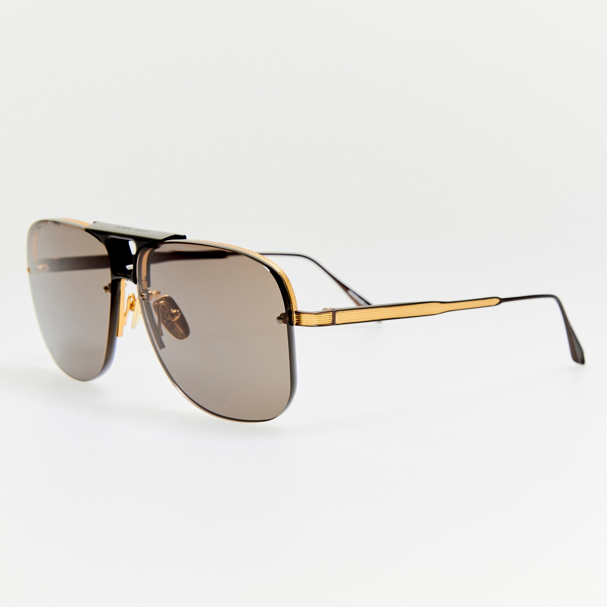Linda Farrow Skye sunglasses angled view